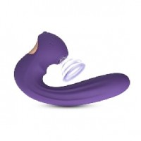 Vibrator 15 Functions, Clitoral Pulsating, Vibrating Shaft, PURPLE